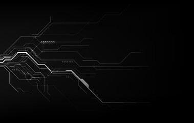 Poster - abstract technology cyber concept. vector background