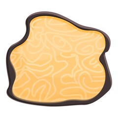 Poster - Quality truffle icon cartoon vector. Fungi truffle. Cooking mushroom