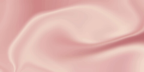 Wall Mural - Pink abstract liquid concept background realistic vector. Modern wave gradient template