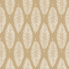 Tropical palm leaves. Seamless Pattern. Jungle background. 