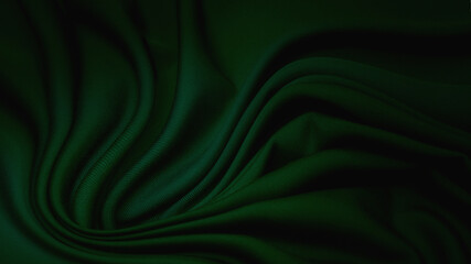 Wall Mural - Rayon fabric in green. Pattern, background.