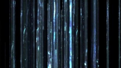 Poster - abstract background animation shiny vertical lines stripes glassy structure moving rotating loop