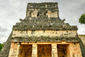 Canvas Print - Platform of Eagles and Jaguars - Chichen Itza, Mexico