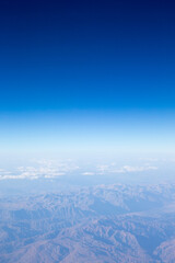 Wall Mural - clouds in the blue sky
