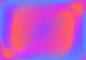 Aufkleber - Abstract background with vibrant gradient from blue to orange with violet and pink. Vivid and fluid color mix.