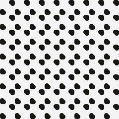 Poster - Abstract repeated shape wallpaper. Black shapes and white background. Vector.