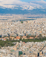 Wall Mural - Cityscape Aerial View, Athens, Greece