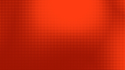 Poster - Dots halftone red purple color pattern gradient texture with technology digital background. Dots pop art comics style.