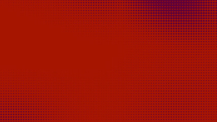 Poster - Dots halftone red purple color pattern gradient texture with technology digital background. Dots pop art comics style.