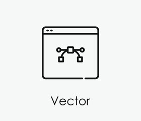 Poster - Vector icon. Editable stroke. Symbol in Line Art Style for Design, Presentation, Website or Apps Elements, Logo. Pixel vector graphics - Vector