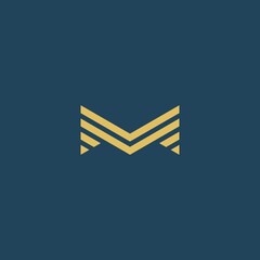 Poster - Initial letter M logo. perfect for your company logo