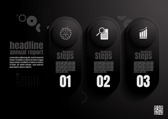 Wall Mural - infographics business, process chart design template for presentation, abstract timeline elements.