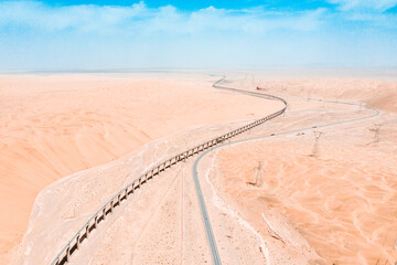 sand dunes in the desert