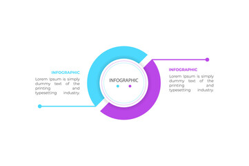Poster - business data visualization. process chart. abstract elements of graph, diagram with steps, options,