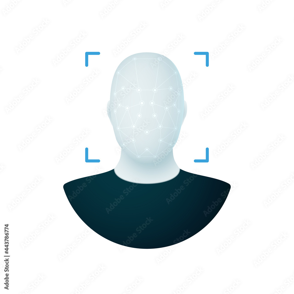 Face recognition, Face ID, identity verification, biometric ...