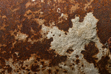 Grunge rusted metal texture, rust and oxidized steel background. Old metal iron panel.