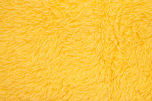 Abstract Soft Yellow Fur Carpet Texture Background