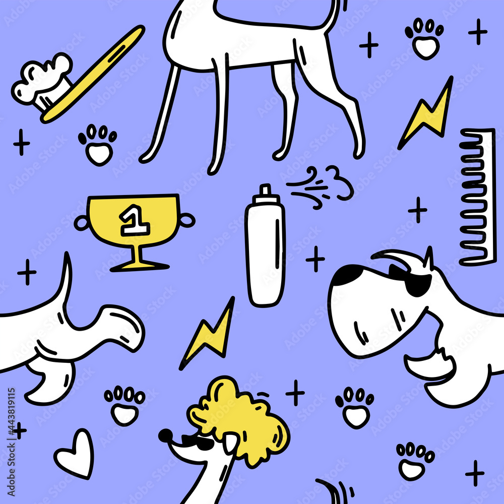 Grooming Pattern Dog grooming pattern. Dog grooming. Groomer. Grooming tools. Doodle ...