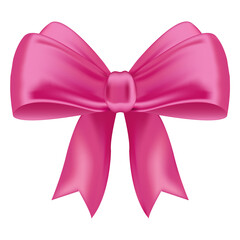 Wall Mural - Vector pink bow