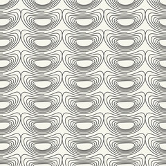 Poster - Concave spiral pattern. Vector seamless coils wallpaper.