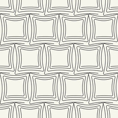 Poster - Coil squares. Vector squared blocks pattern. Spiral bricks ornament.