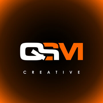 QSM Letter Initial Logo Design Template Vector Illustration