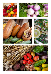 Wall Mural - Healthy ingredients and vegetable