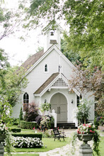 White Chapel In The Garden