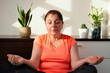© Ángela Rober/Stocksy - Senior woman in meditative state