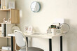 © Pixel-Shot - Interior of stylish room with modern workplace
