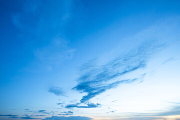 Wall Mural - many clouds in the blue sky