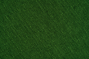 Wall Mural - Texture of green fabric background.