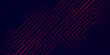 © HASHTECH - Abstract digital futuristic red pattern background .