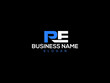 Letter PE Logo, creative pe company logo icon vector for business