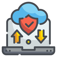 cloud line icon