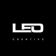 LEO Letter Initial Logo Design Template Vector Illustration