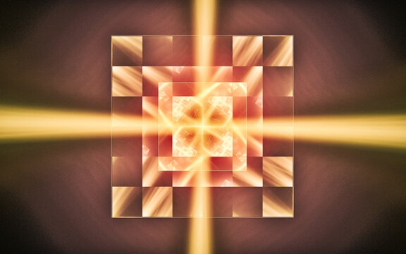 digital image generated on a computer consisting of beautiful abstract geometric shapes, lines of different colors for a background image or web design