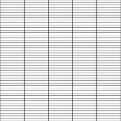 Poster - Table. Empty rectangles. Vector black lines make simple table.
