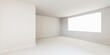 © RocknRoller Studios - Interior Space. Empty White Room Background with a White Floor. 3D Render.