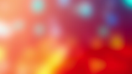 Poster - Computer generated a soft translucent blurry backdrop. 3D rendering of defocused glowing spots
