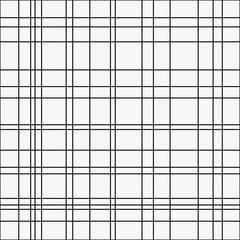 Poster - Wrong grid. Seamless horizontal and vertical lines make grid. Vector.