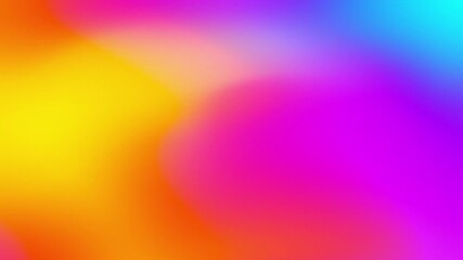 Wall Mural - abstract blurred magenta blue orange soft gradient cycle slow motion background loop