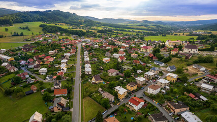 view of the city from the hill