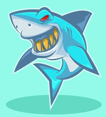 Great blue shark full of hunger
The fearsome blue shark swims through the ocean with his voracious hunger.blue shark vector,designer shark,vector elements