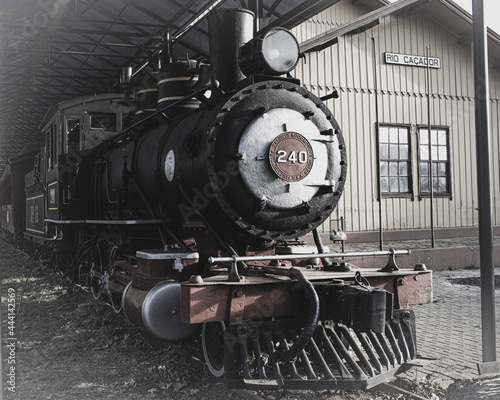 Dekoracja na wymiar  stara-lokomotywa-parowa