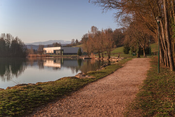 Wall Mural - Lac de la Balme de Sillingy