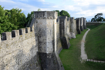 Poster - Stadmauer in Provins