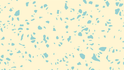 Wall Mural - small green spots on yellow background, grunge backdrop.