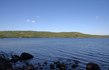 Canvas Print - Edslan, ein See in Schweden