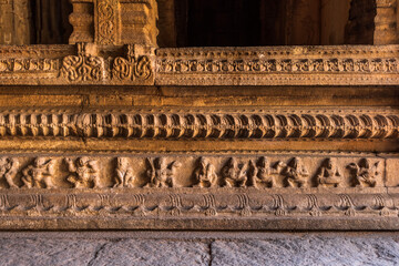 malyavanta raghunatha temple at the ancient city of vijayanagara, hampi, karnataka, india,